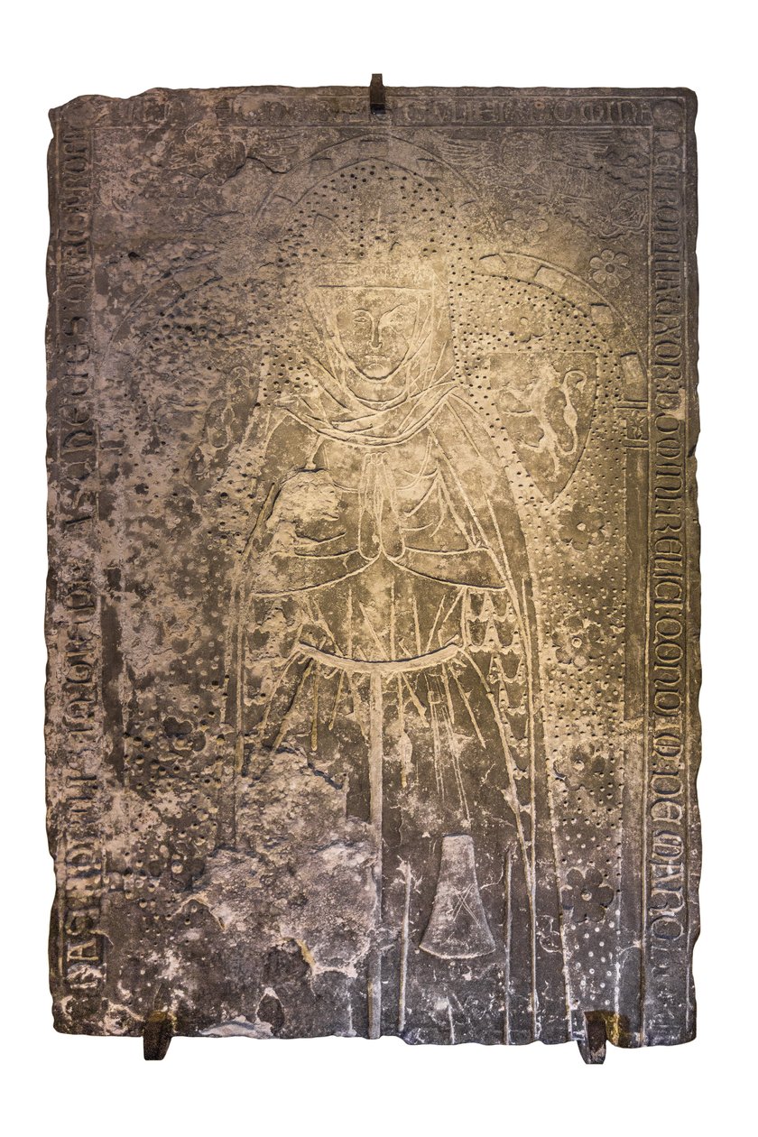 Petronille墓碑，骑士Reli de Mareuil的妻子，大约死于1280年（墓碑） Cistercian monastere of Royaumont (abbey) 1228-1235 Asnieres-sur-Oise (Asnieres sur Oise) 作者 未知艺术家