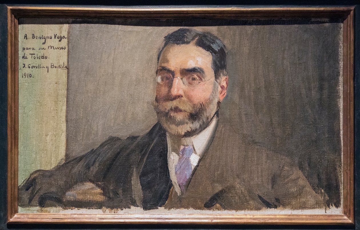 Marques de la Vega Inclan 的肖像，作者：Joaquin Sorolla 作者 不明