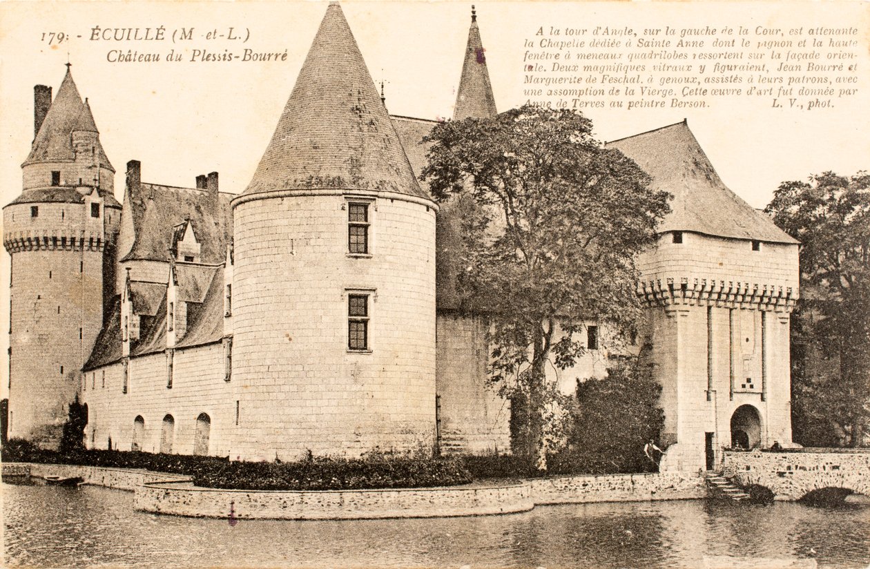 明信片/Chateau de Plessis Bourre/Ecuille/Maine et Loire/Pays de Loire/法国 作者 未知艺术家