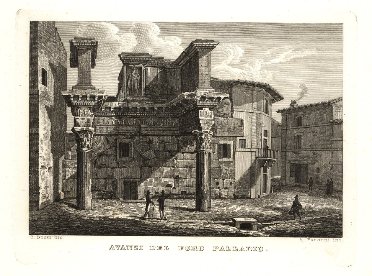Ruins of the Forum Palladium, Avanzi del Foro Palladio, Rome 作者 不明