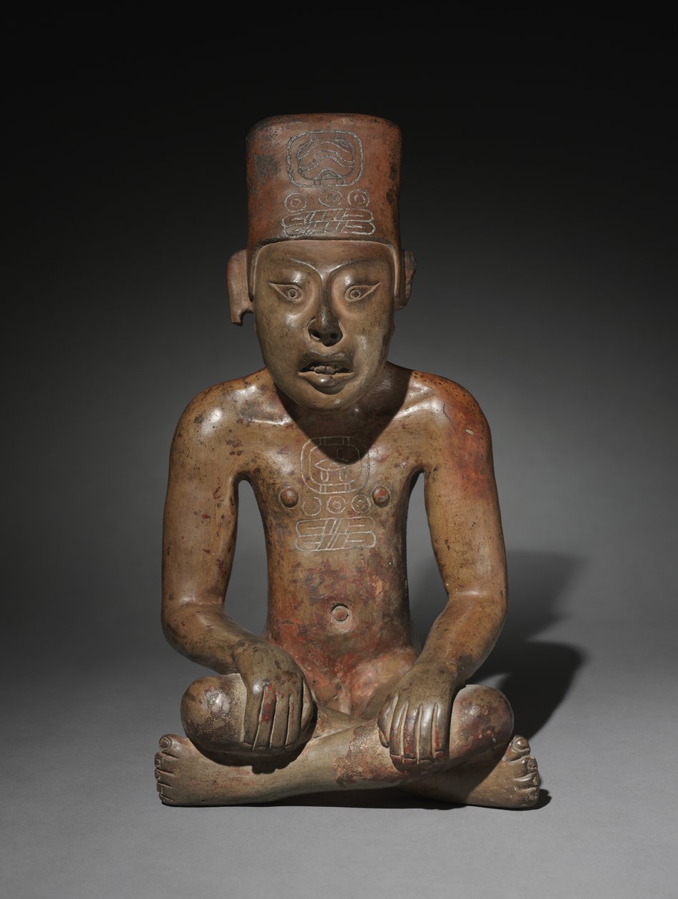 坐像，瓦哈卡，公元前300年至700年 作者 不明