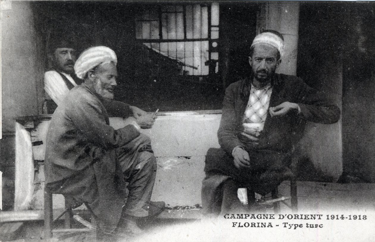 塞尔维亚, Florina:土耳其男子 - 1914-1918年明信片 作者 未知艺术家