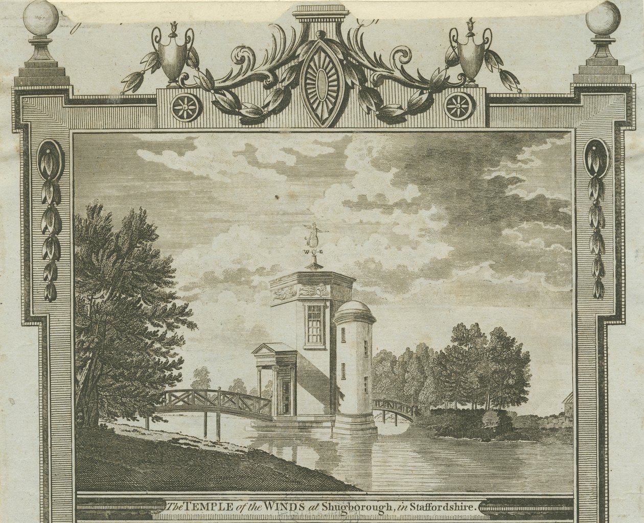 舒格伯勒-风神庙：雕刻，nd [c 1770] 作者 不明