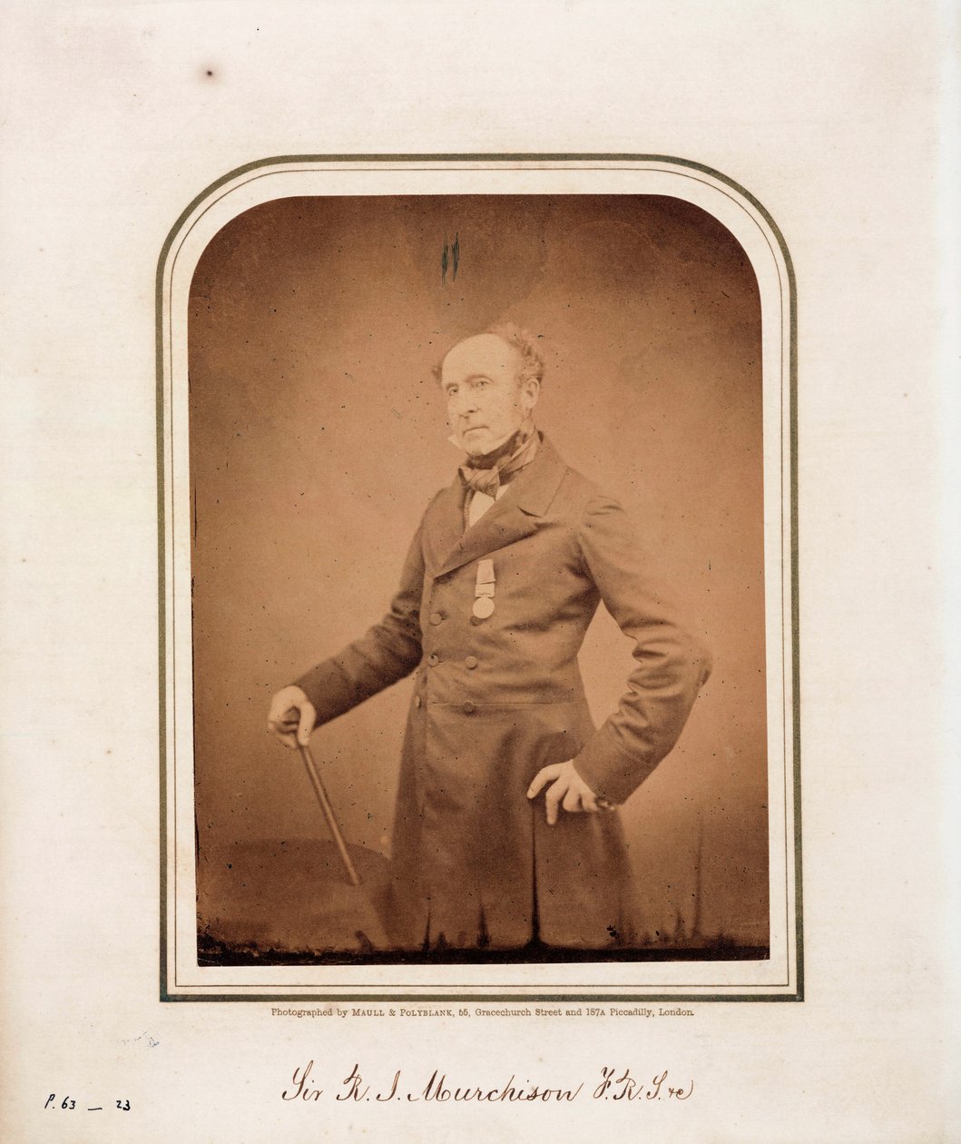 Roderick Impey Murchison爵士，苏格兰地质学家 作者 不明