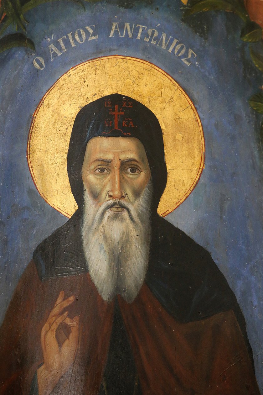 St. Anthony icon, 20150507, Nicosia, Cyprus 作者 不明