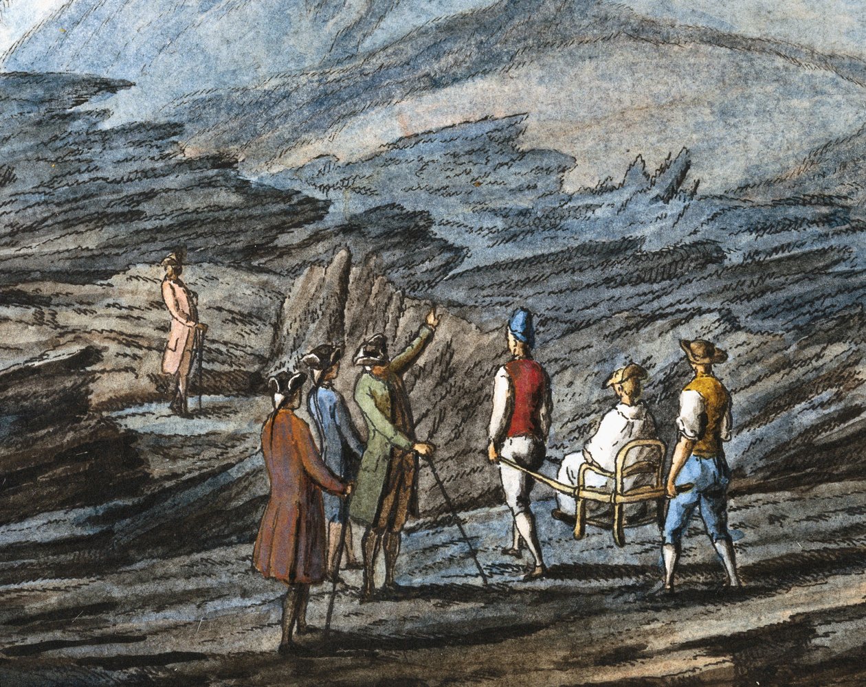 那不勒斯王国阿特里奥-迪-卡瓦略山谷，约 1770 年 作者 未知艺术家
