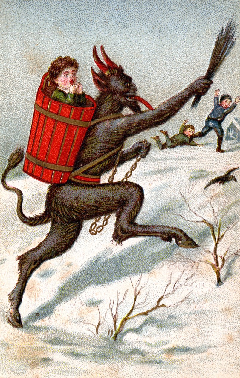 Krampus，约 1910 年（明信片） 作者 未知艺术家