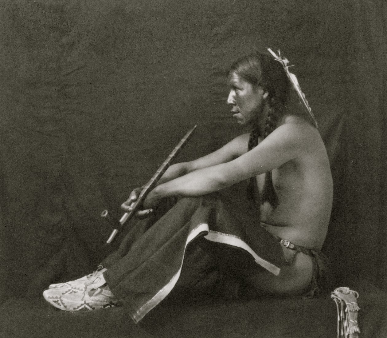 The Peace pipe 1914 (photo) 作者 未知艺术家