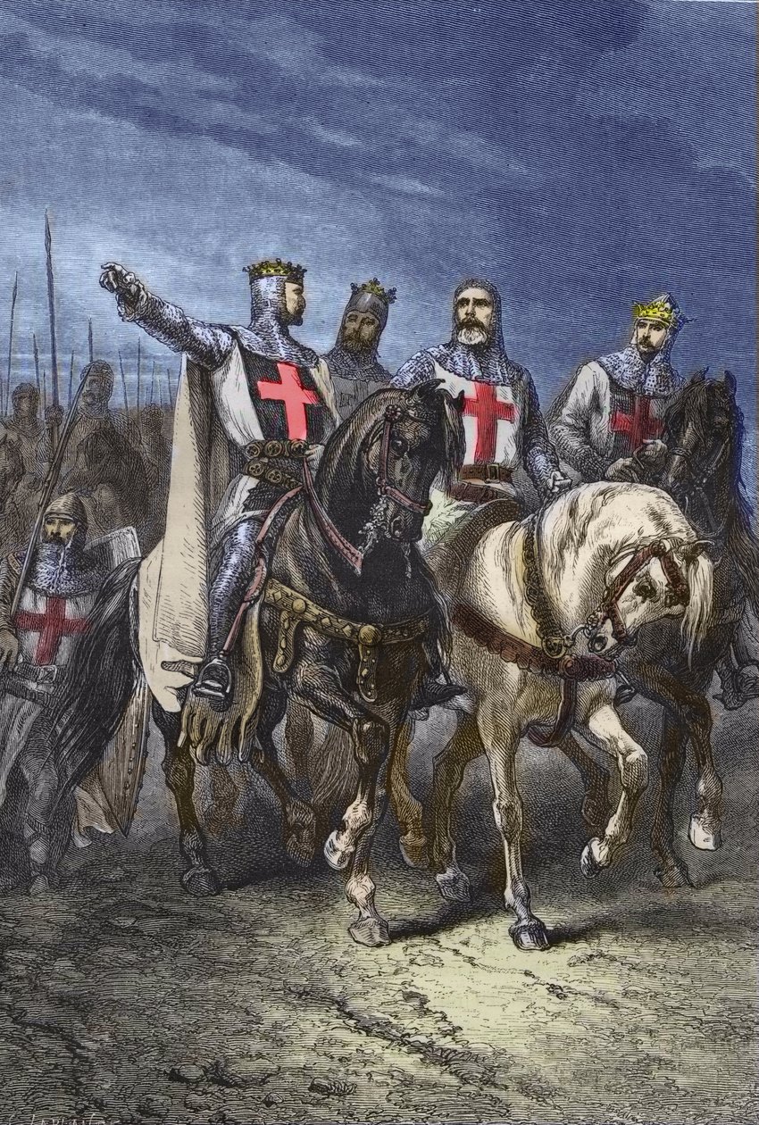 第一次十字军东征的领导人：Godefroy de Bouillon 作者 不明