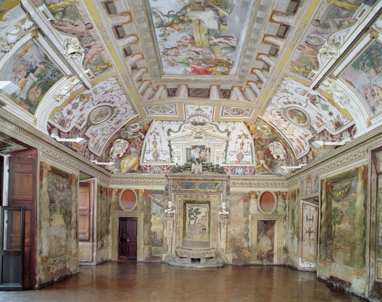 主沙龙，由 Pirro Ligorio（c.1500-83）为红衣主教 Ippolito II d