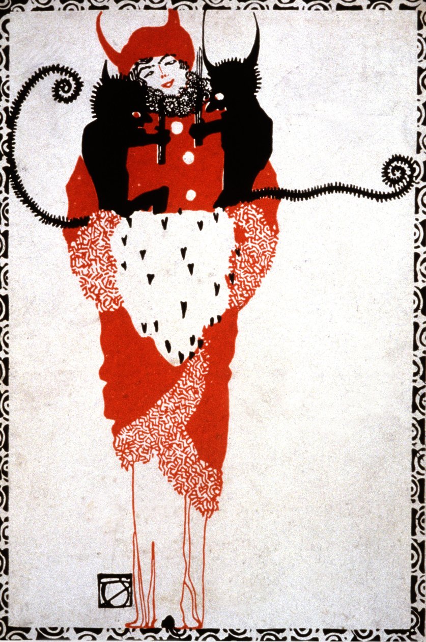 魔鬼的救赎，约 1919 年（明信片） 作者 未知艺术家