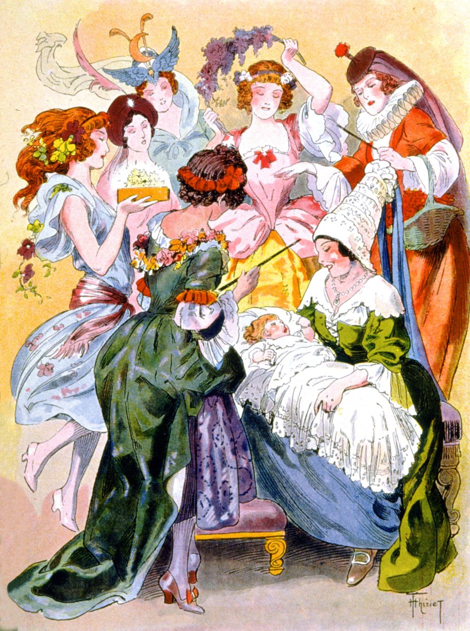 睡美人》，约 1910-1920 年（插图） 作者 未知艺术家