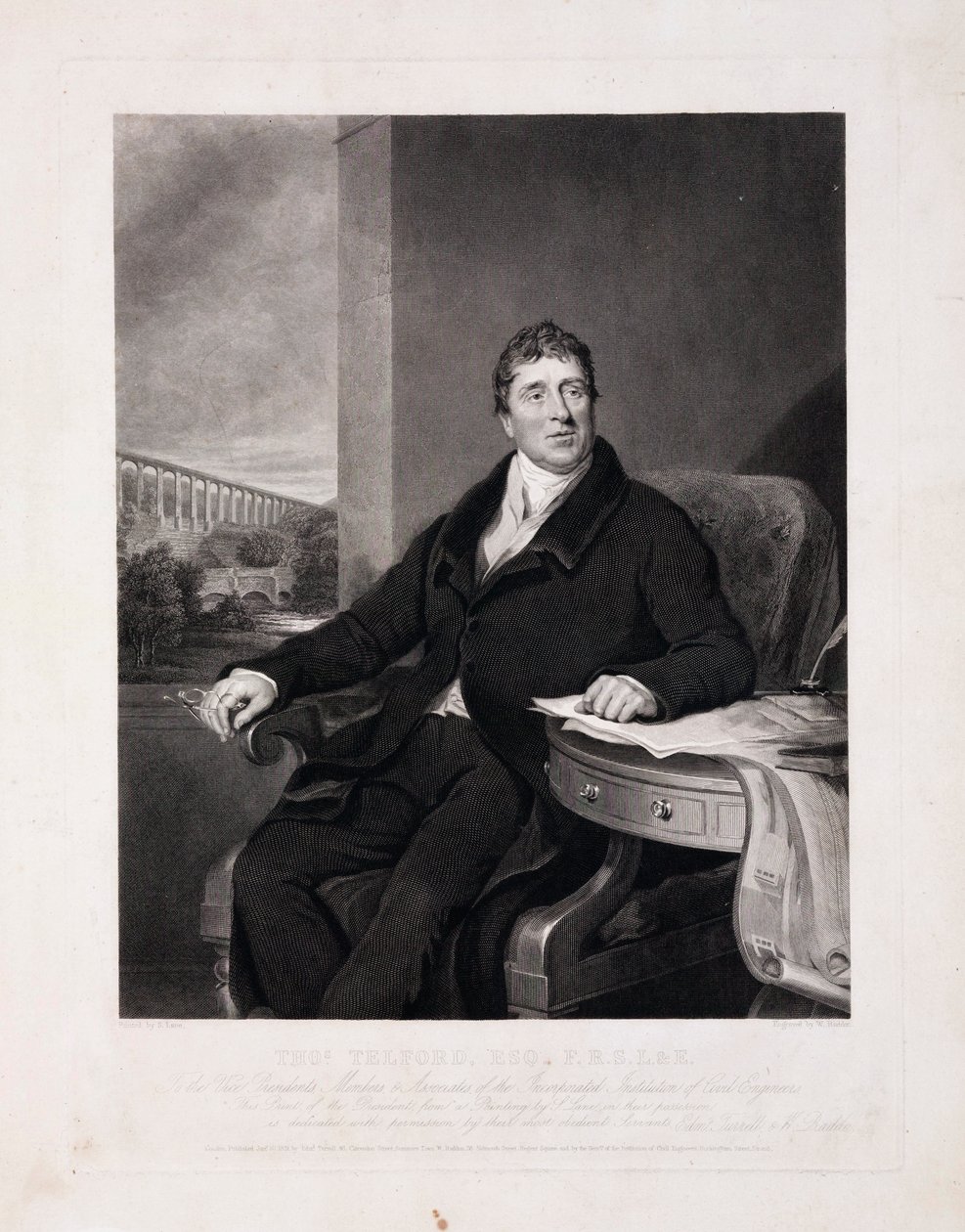 Thomas Telford，苏格兰土木工程师，c 1810 作者 不明