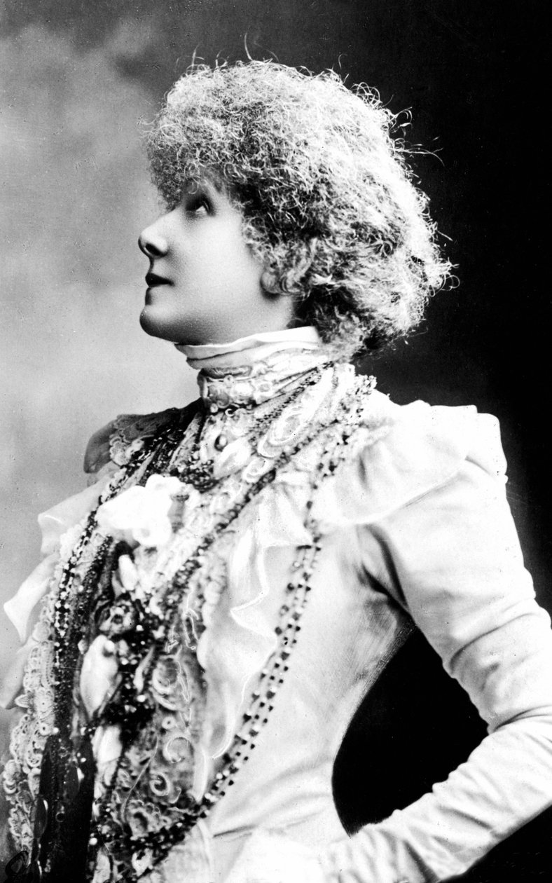 英国：女演员莎拉-伯恩哈特 ( 22/9/1844-26/3/1923 ) 作者 不明