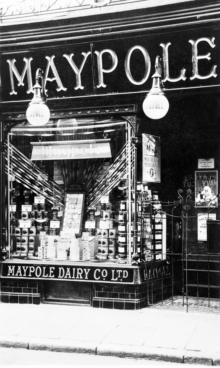 英国：银行街的Maypole奶制品店 作者 不明