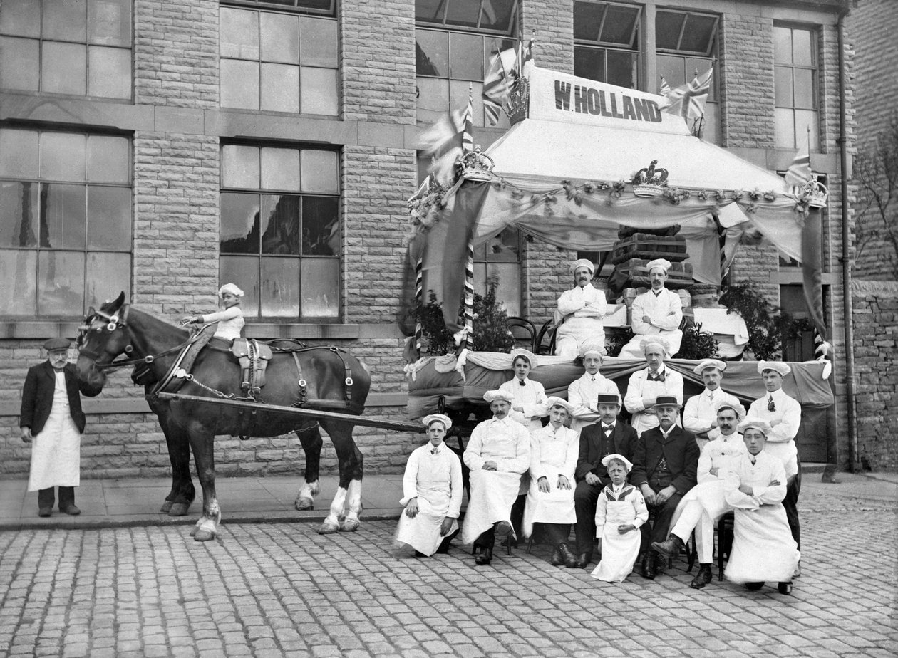 英国：荷兰派嘉年华花车。 曼彻斯特，c1910 作者 不明