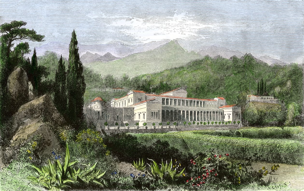 青年普林尼别墅（拉丁语：Caius Plinius Caecilius Secundus，61-114 年），古罗马作家和政治家 作者 未知艺术家