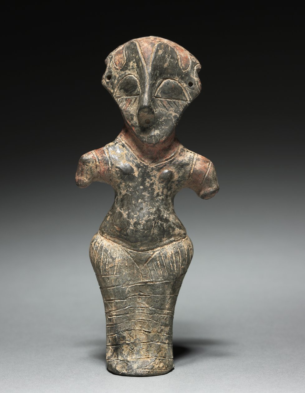 Vinca Idol，Vinça文化，公元前4500-3500年 作者 不明