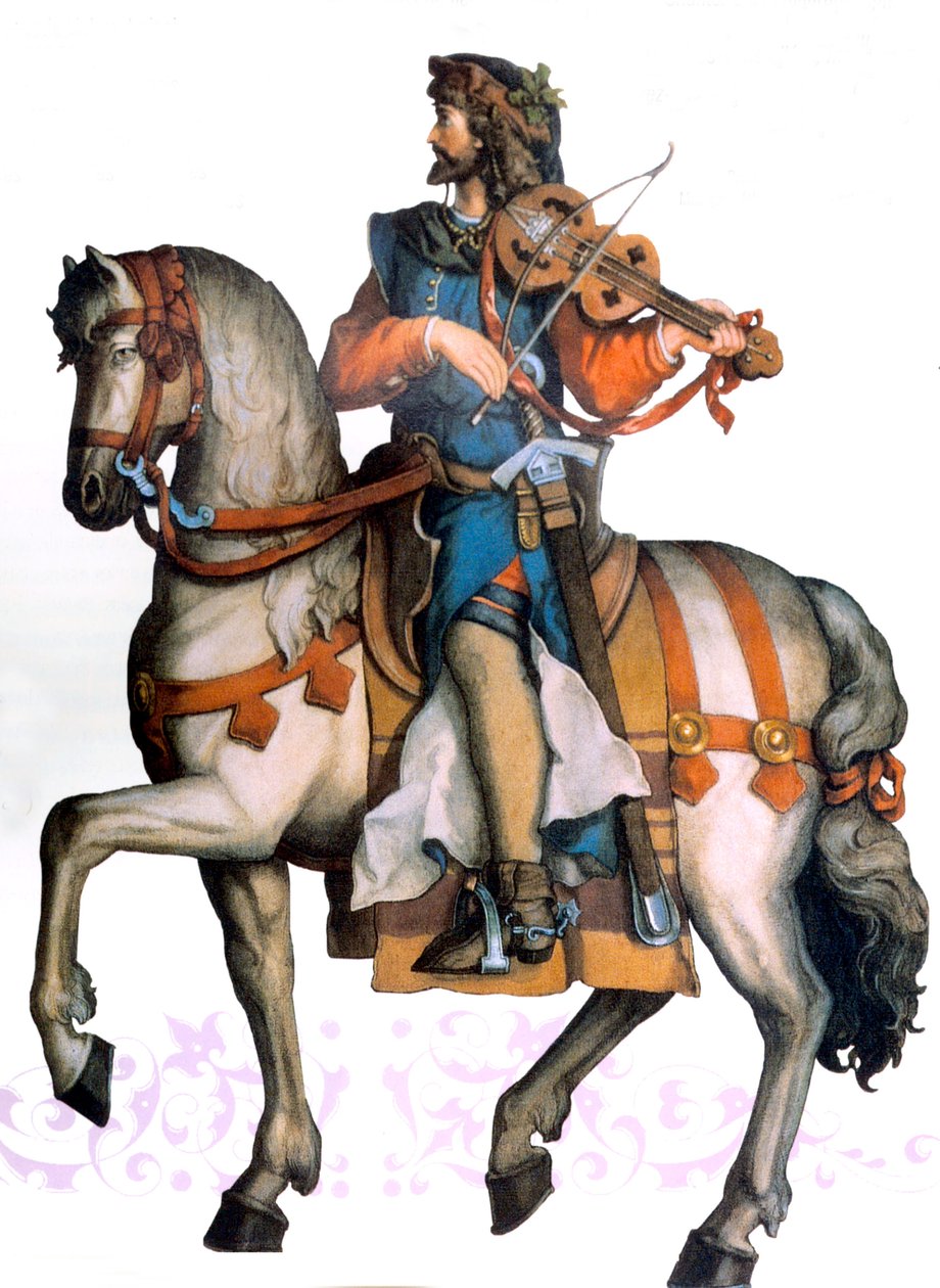 Walther von der Vogelweide，20 世纪初（插图） 作者 未知艺术家