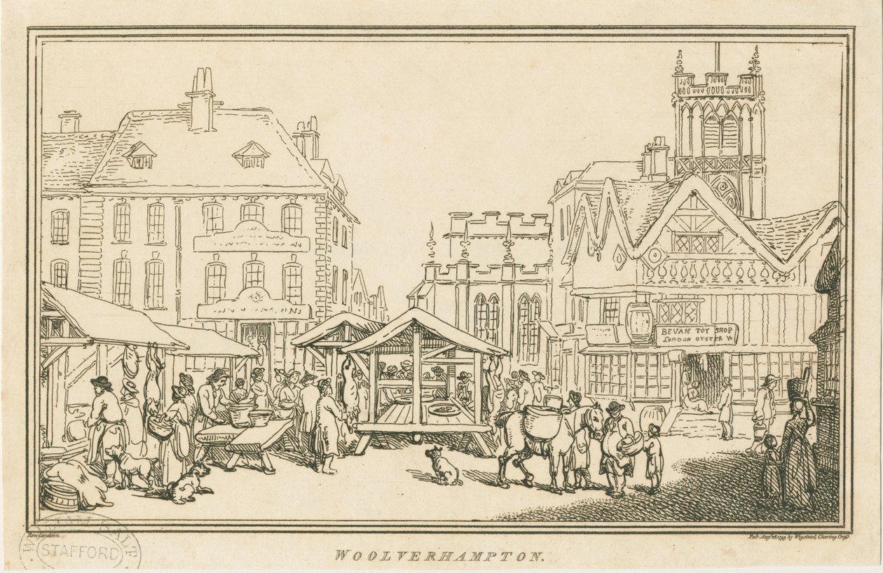 Wolverhampton-市场：蚀刻，nd [c 1799] 作者 不明