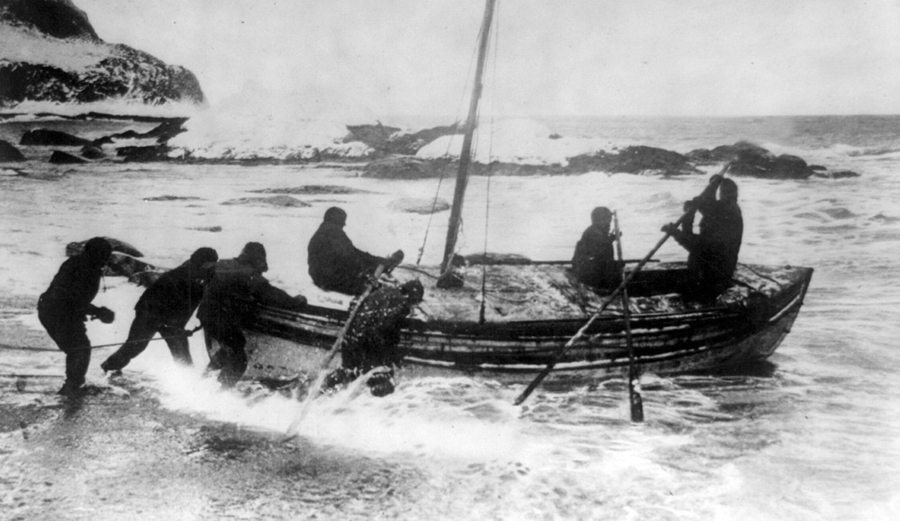 帝国跨南极探险队：沙克尔顿爵士救援，约 1914-17 年（照片） 作者 安德伍德与安德伍德