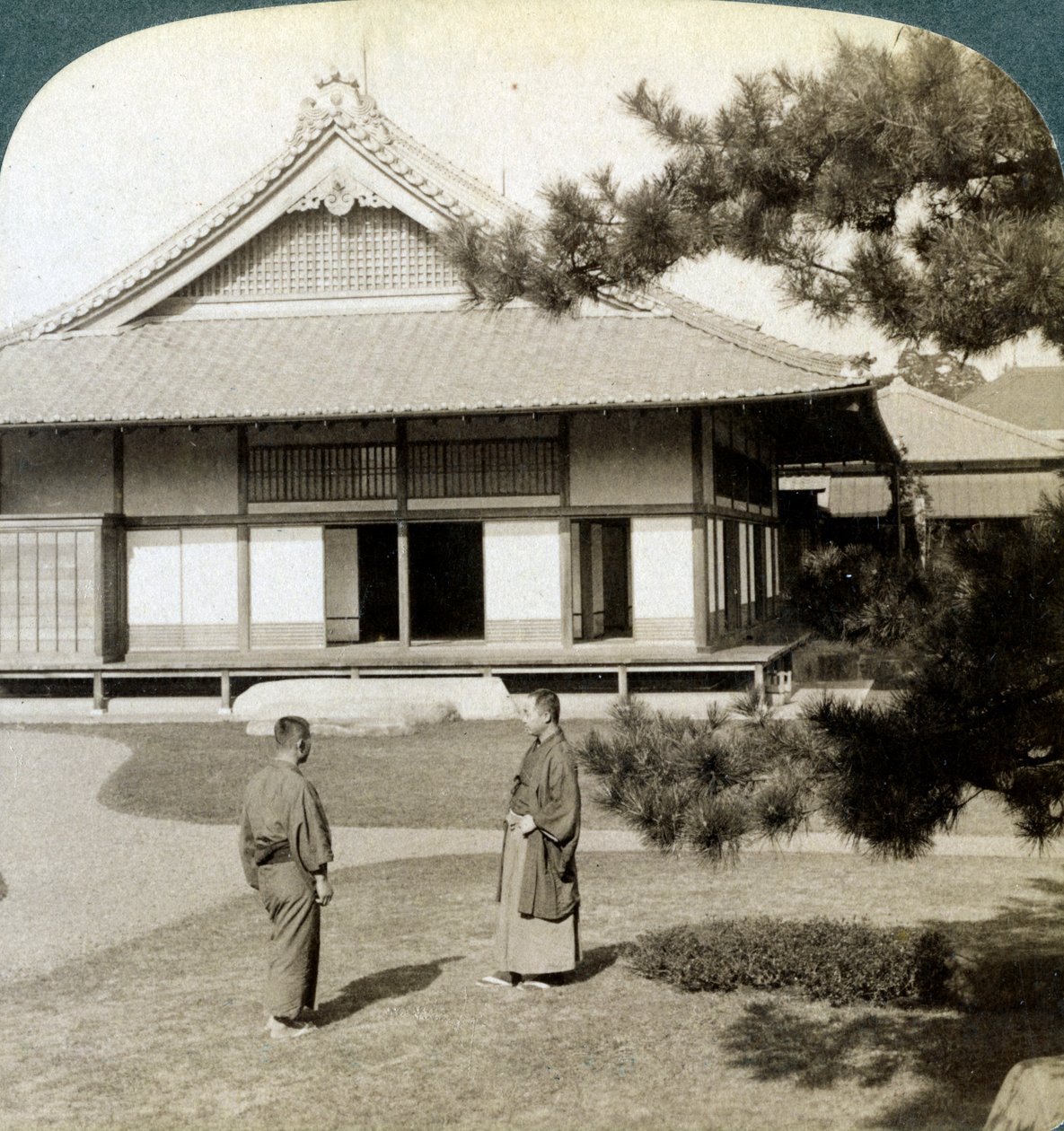 大uma伯爵的故乡，日本东京，1904年 作者 安德伍德和安德伍德