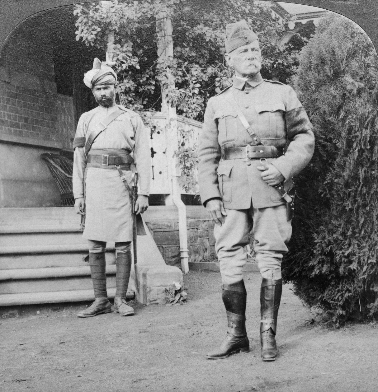 罗伯兹勋爵（Lord Roberts），南非布尔战争英国英军总司令，1900-1901年。 作者 安德伍德和安德伍德