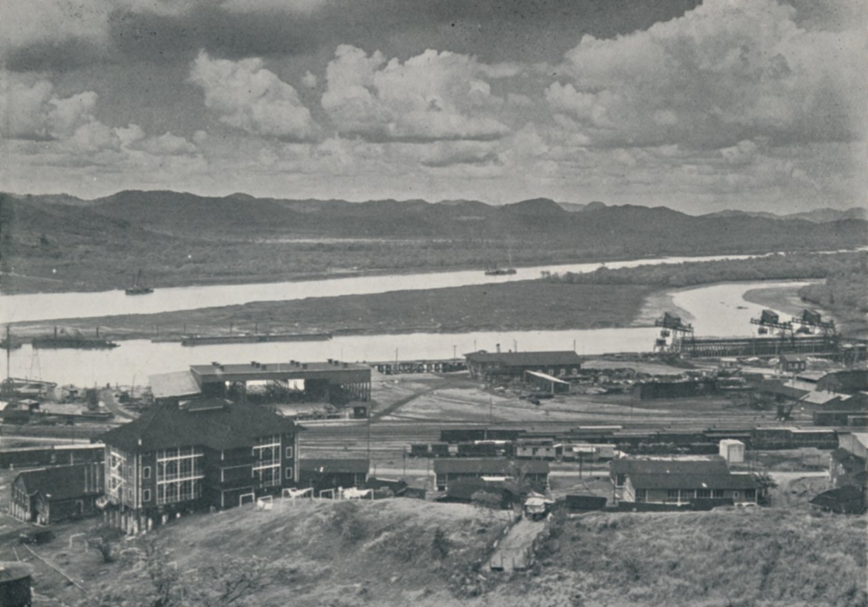 巴拿马运河，1916年 作者 安德伍德和安德伍德