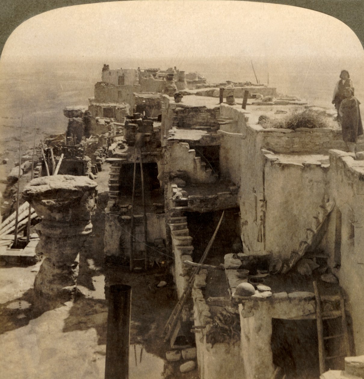 Wolpi ...神秘的Moki种族Cliff Dwellers的首席镇静者，美国亚利桑那州，1901年。 作者 安德伍德和安德伍德