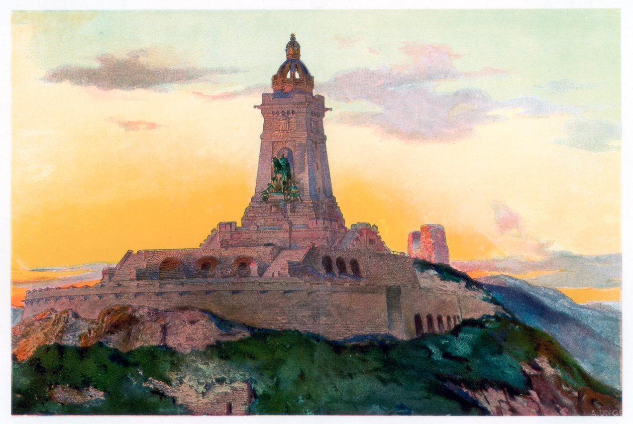 德皇威廉一世纪念碑，1897年，1900年 作者 昂格尔