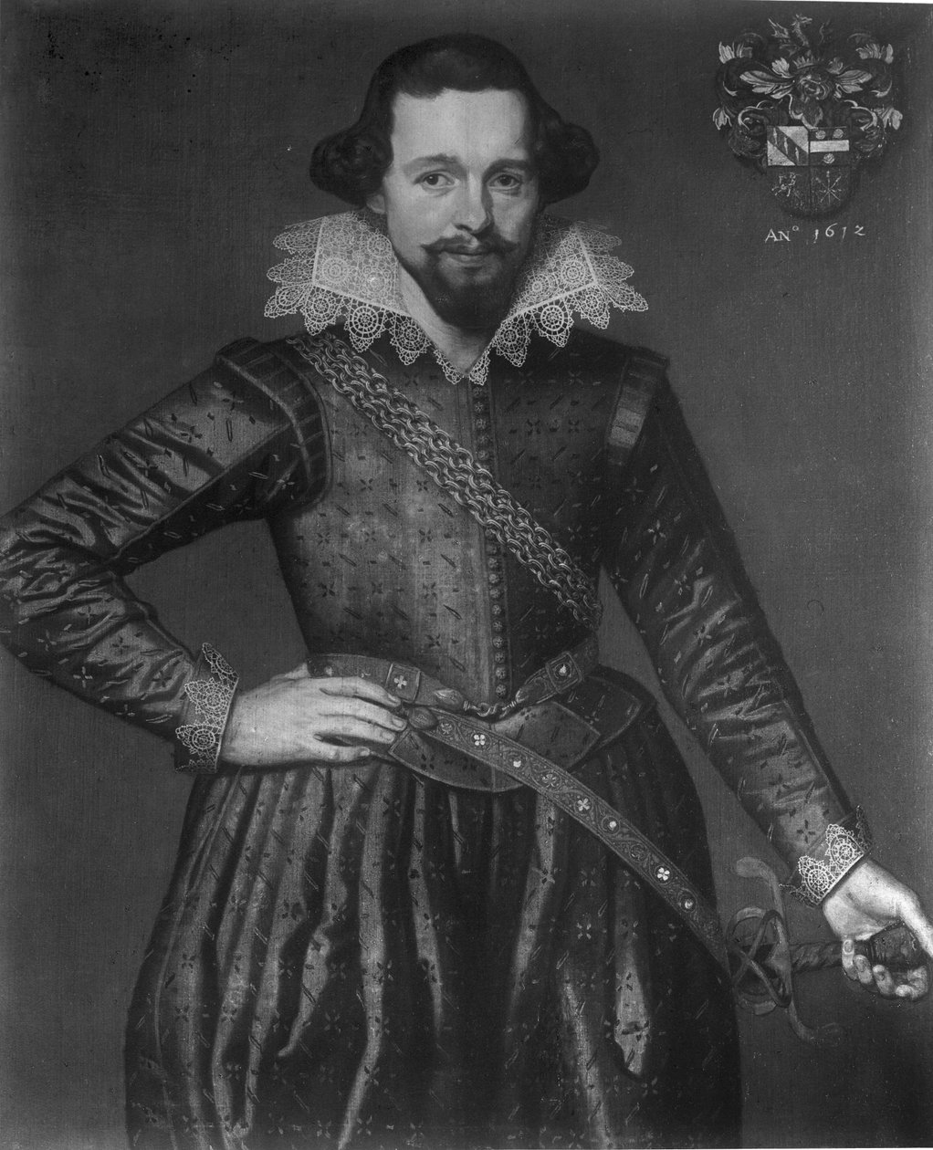 Edzard Jacob Clant van Nijestein（1584-1648）肖像的细节 作者 不明
