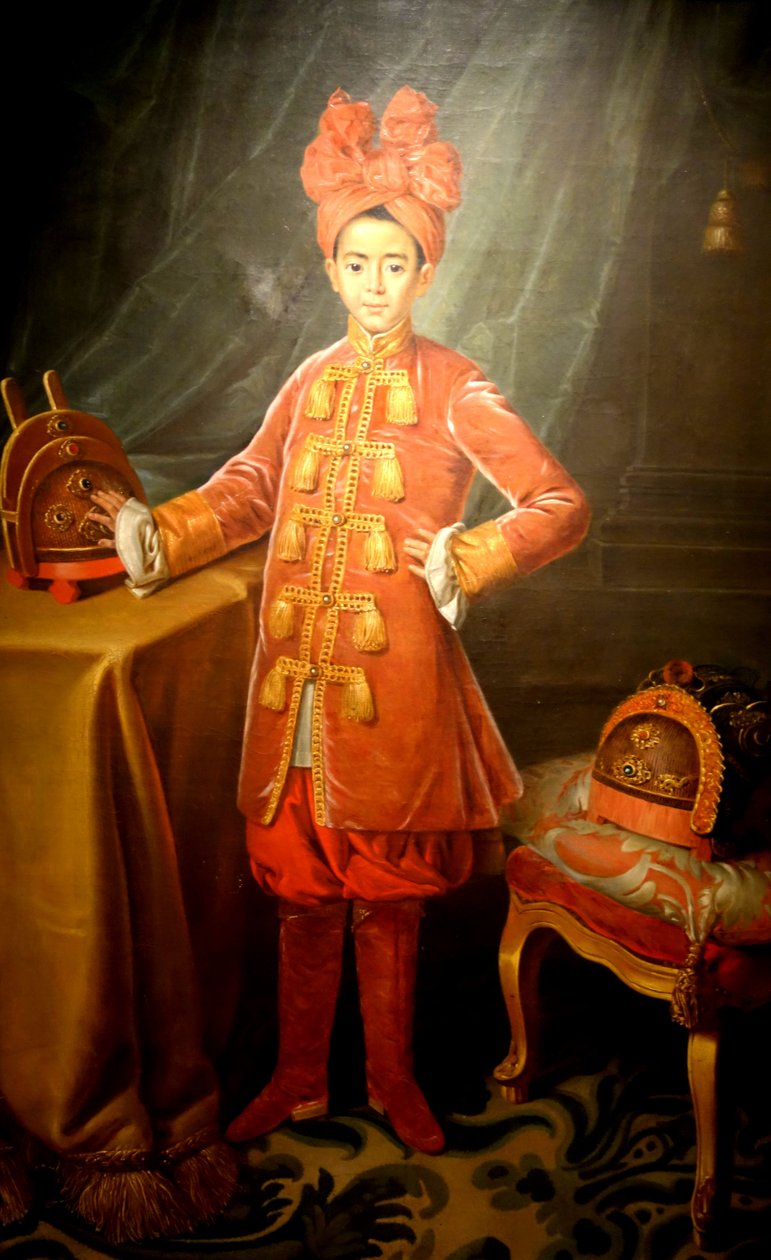 1787年，路易十六的法国宫廷越南的卡恩王子 作者 不明