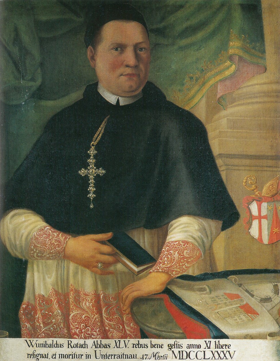 第45位Abbot，Wunibald Rottach，计划为Schloss Eggen 作者 不明