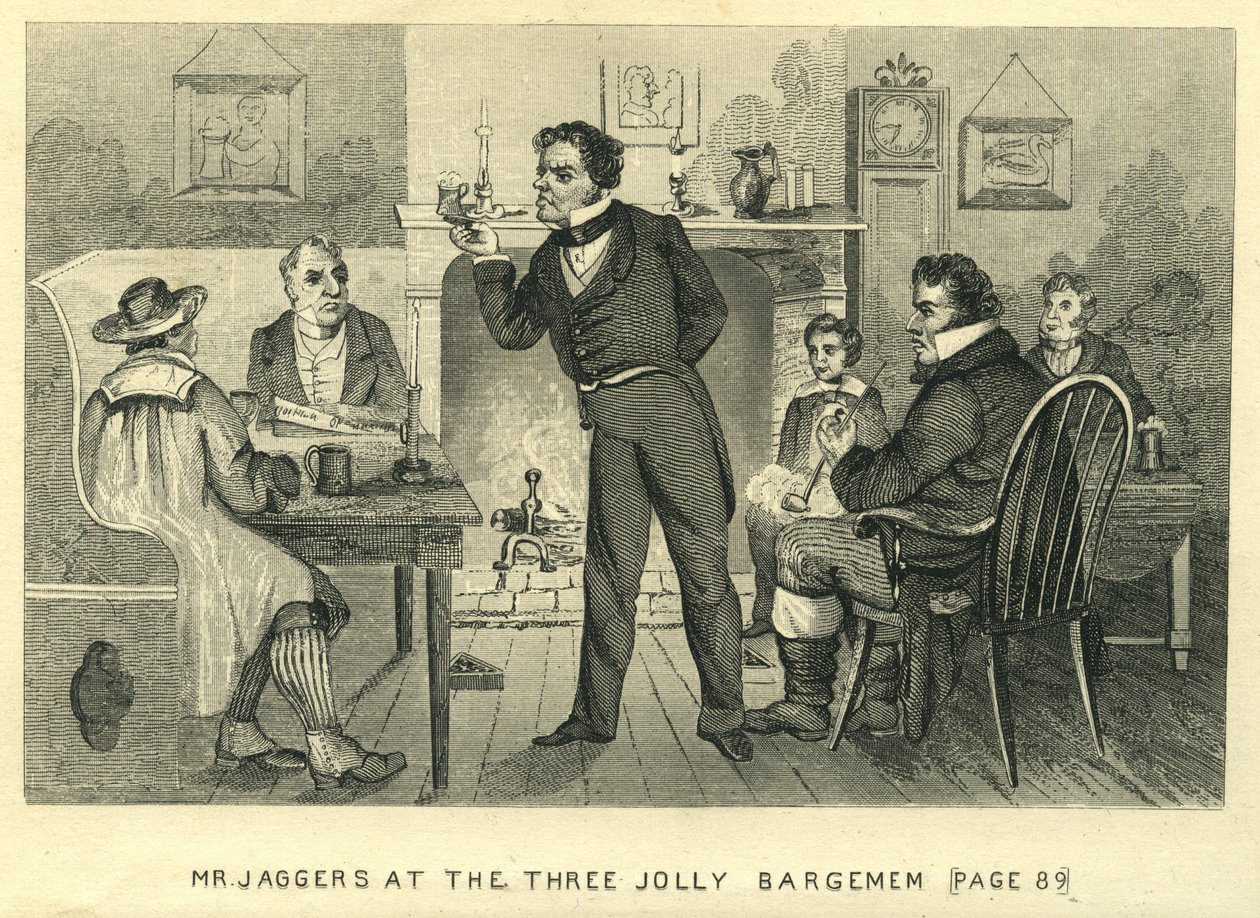 伟大的期望 - 贾格斯先生在The Three Jolly Bargemen，c.1862 作者 未知未知