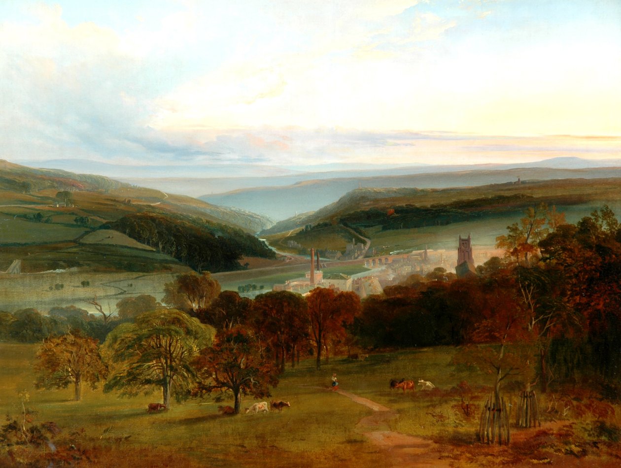 1840年，Pye Nest的Sowerby Bridge 作者 不明