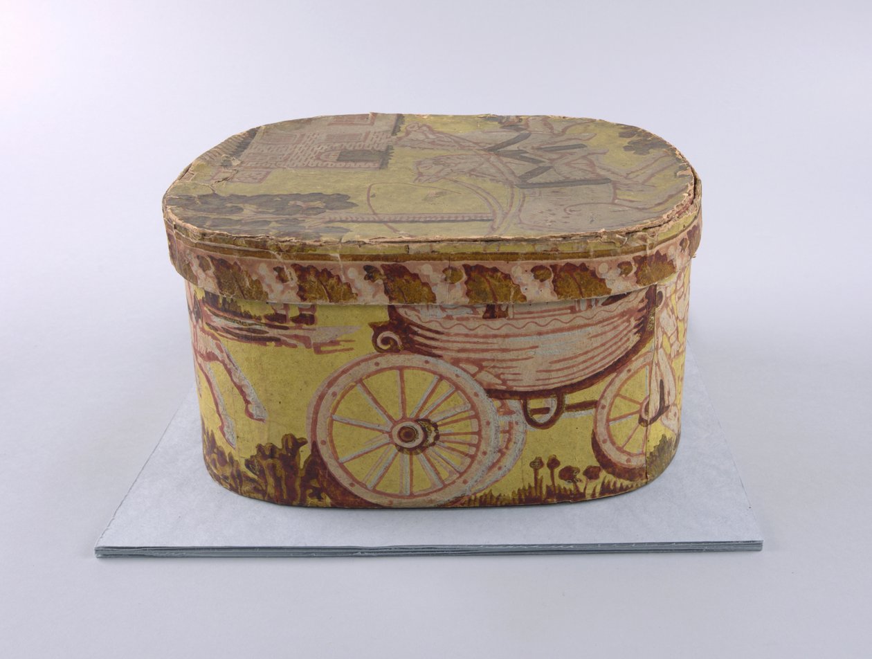 Bandbox And Lid（美国），1830-35 作者 不明