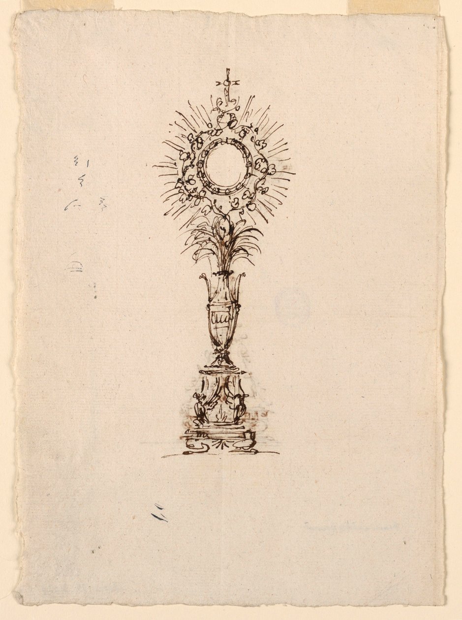 绘画，设计为一个蒙太奇，1815-1830 作者 不明