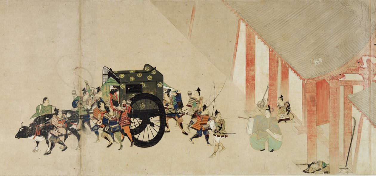 Emperor_Nijo逃离皇宫到Rokuhara豪宅 作者 不明