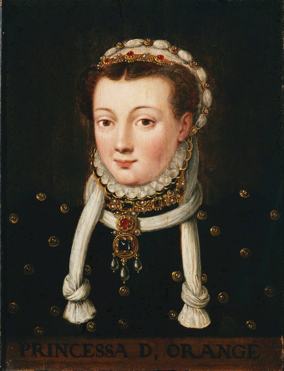 奥兰治公主Anna van Egmond（1533年 -  1558年） 作者 不明