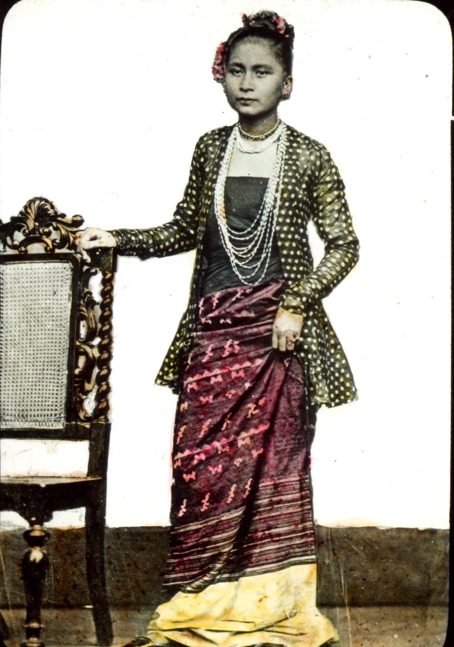 缅甸妇女，1880年代 作者 不明