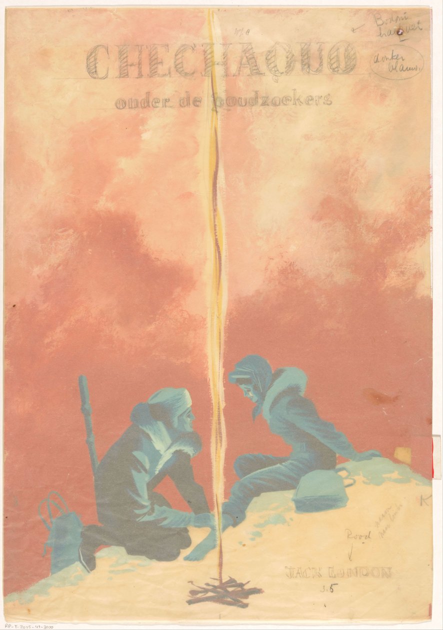 乐队设计：Jack London，《Chechaquo among the gold diggers》（Chechaquo and old timers），1958 年 作者 不明