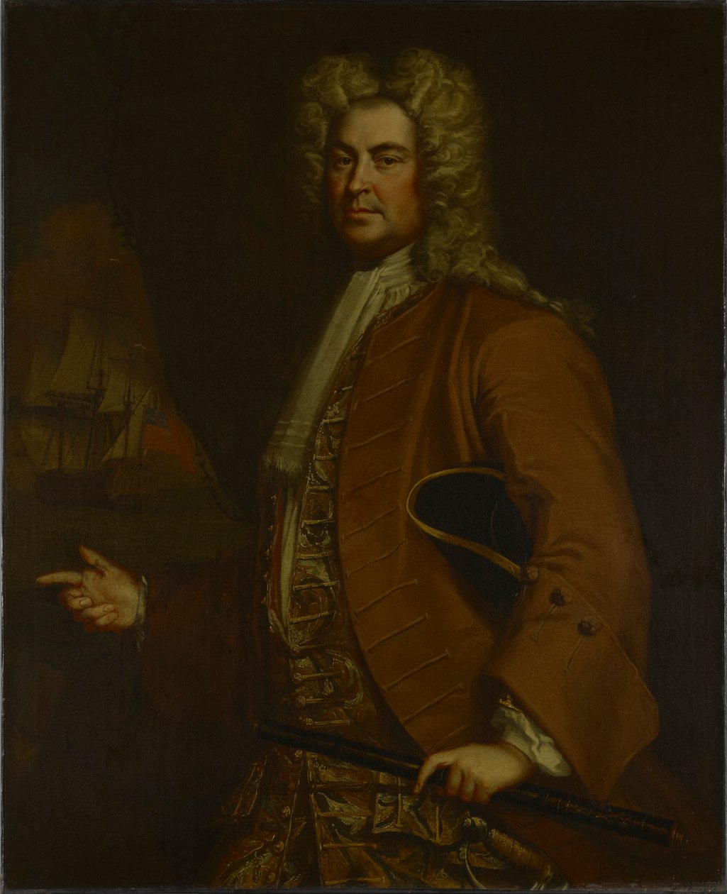 海军准将 Edward Tyng（1683-1755 年）（原名 John Smibert） 作者 不明