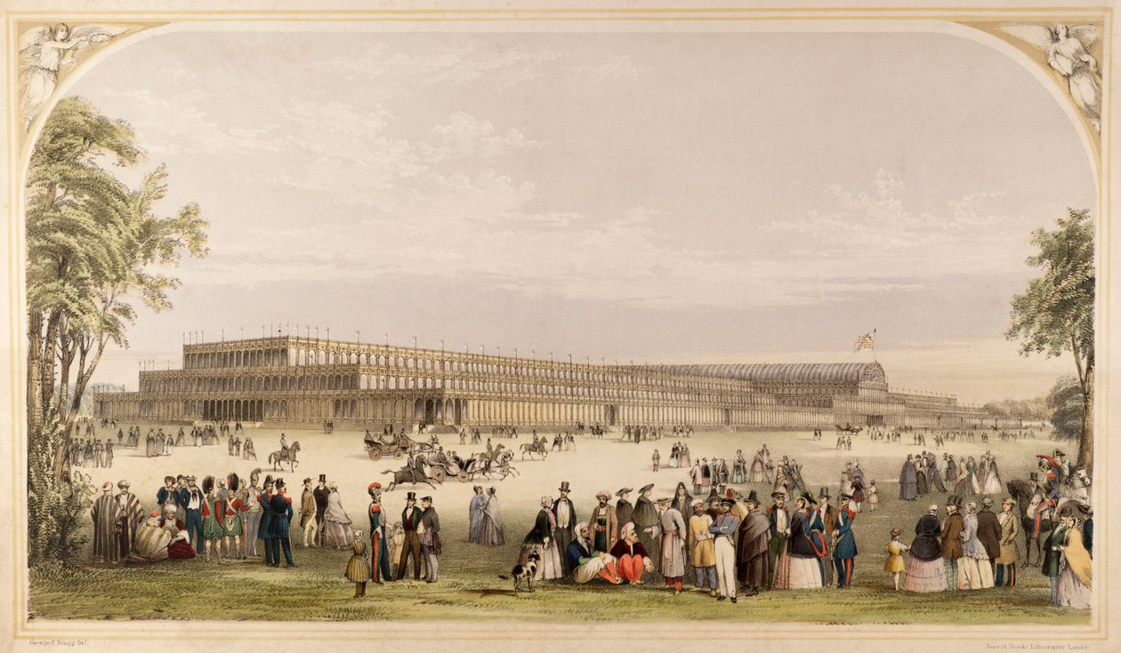 大展览会，水晶宫，海德公园，伦敦，1851年 作者 不明