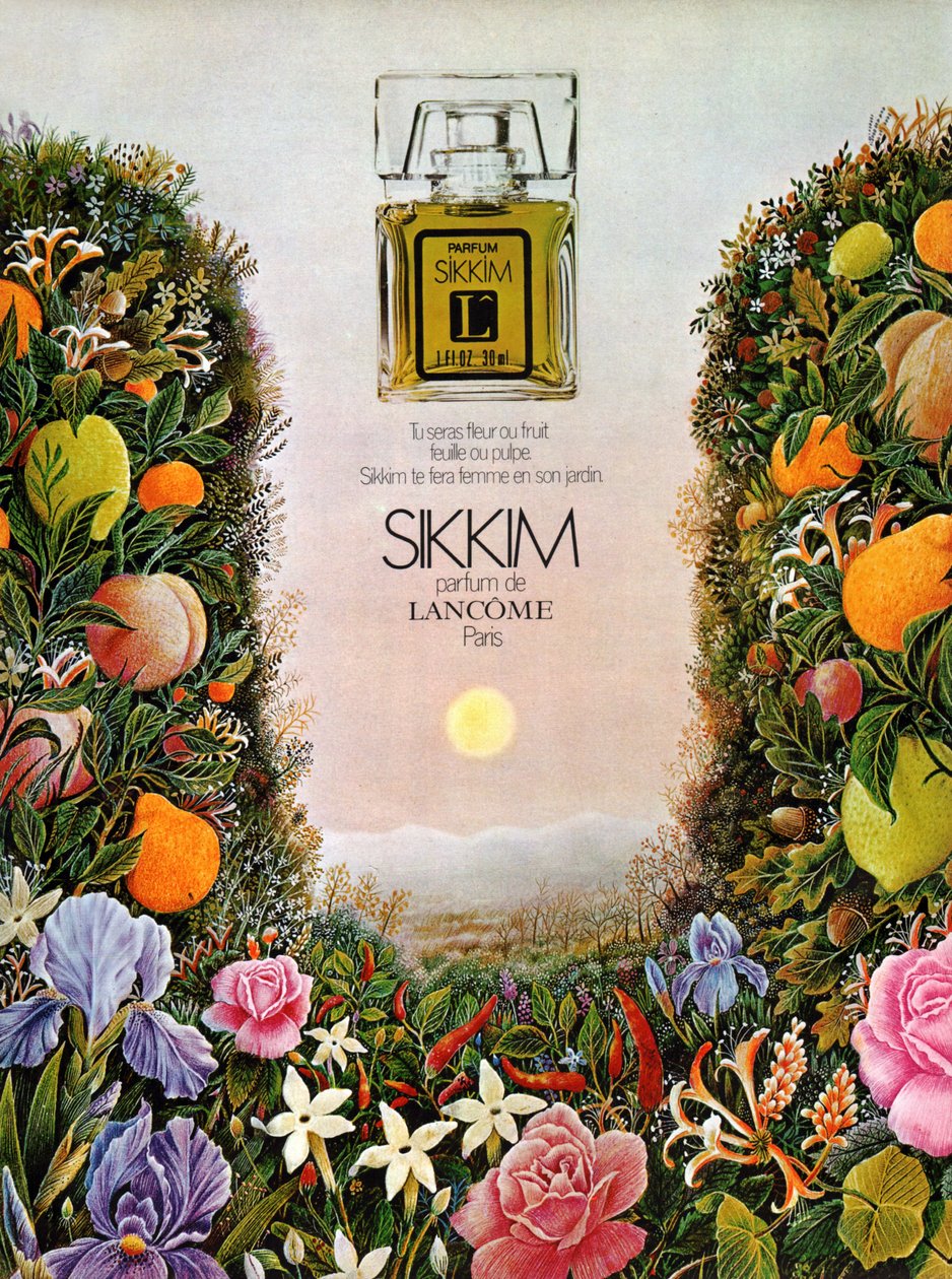 Parfum de Lancome。兰蔻的香水。 作者 不明