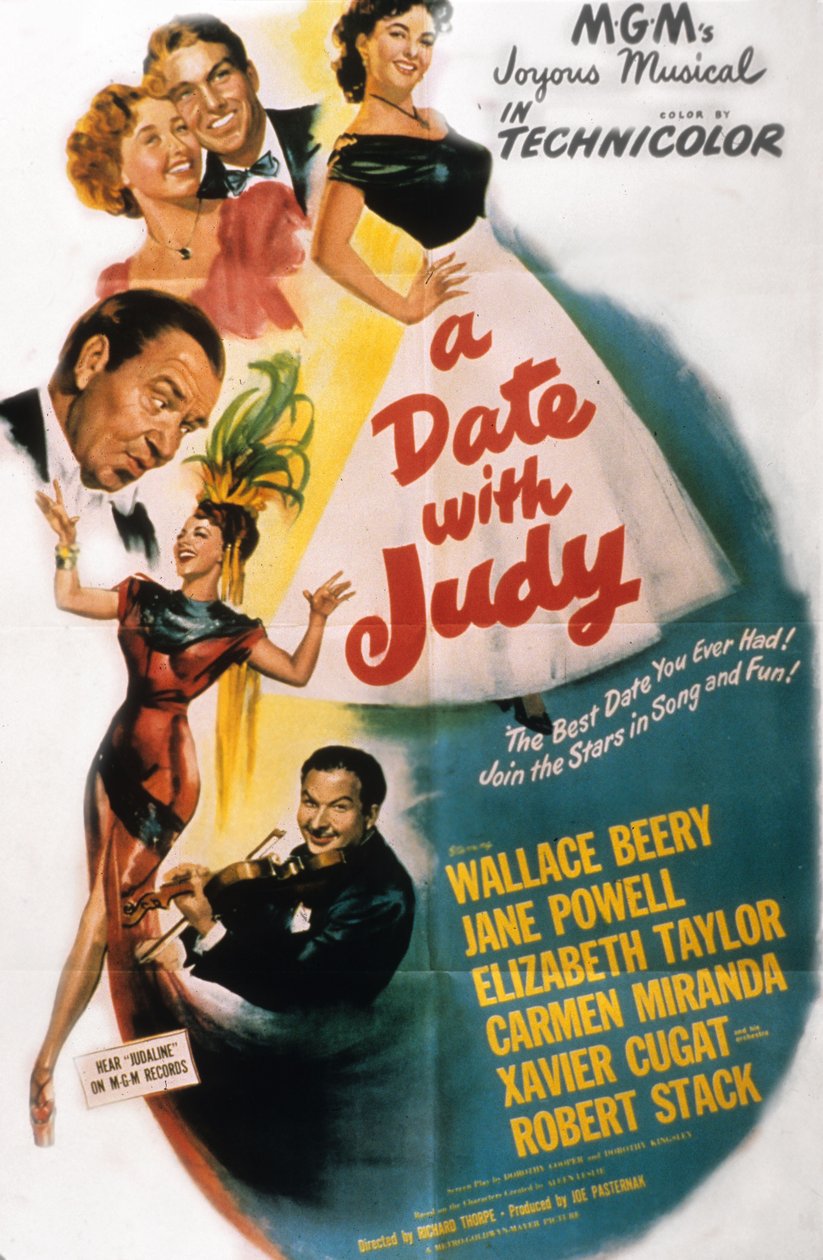 与Judy约会的海报，1948年 作者 不明