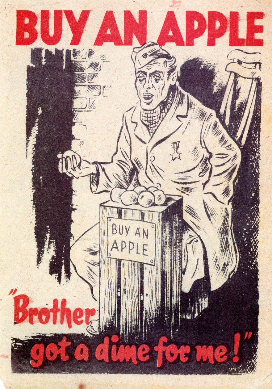 宣传。买一个苹果。哥哥给了我一毛钱！ 1940年 作者 不明