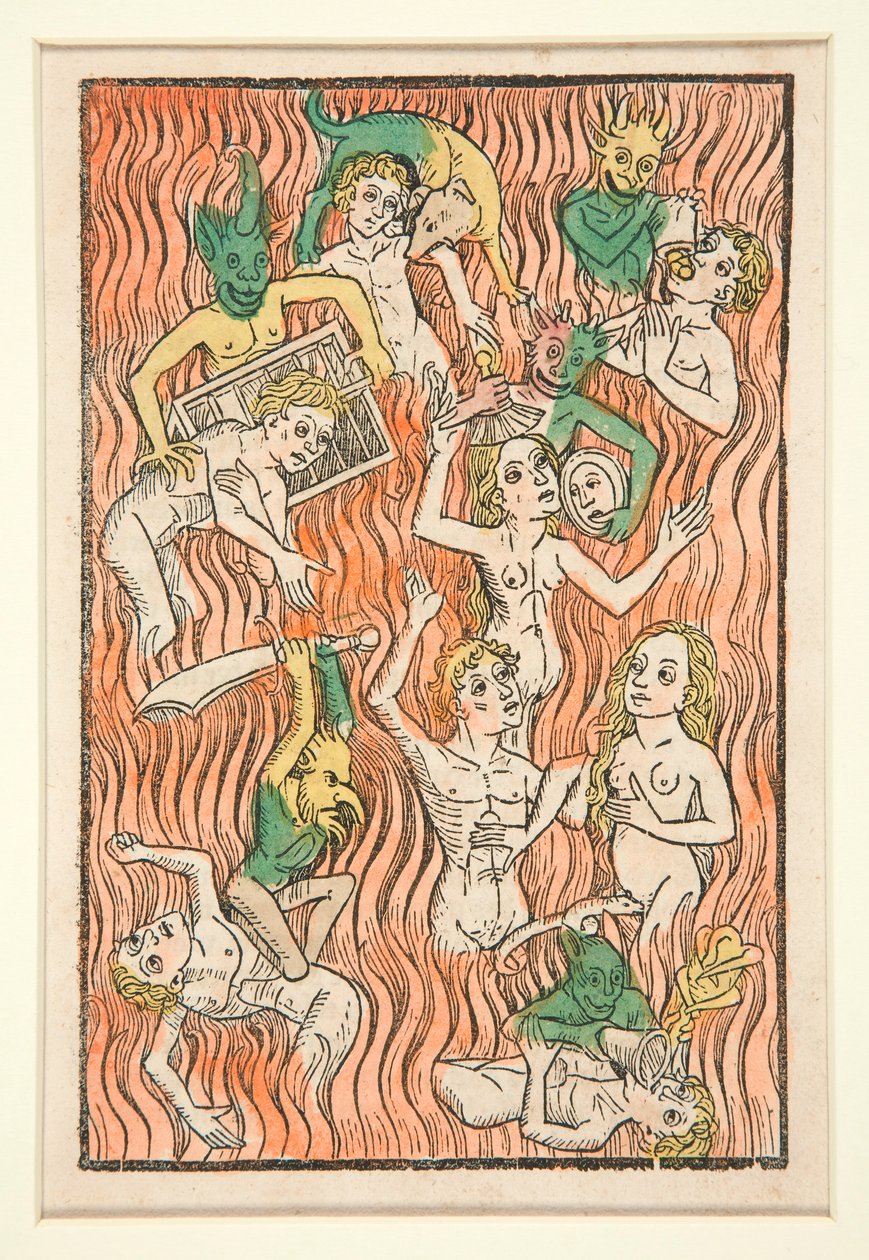 炼狱》，插图，选自《灵魂根源花园 作者 不明