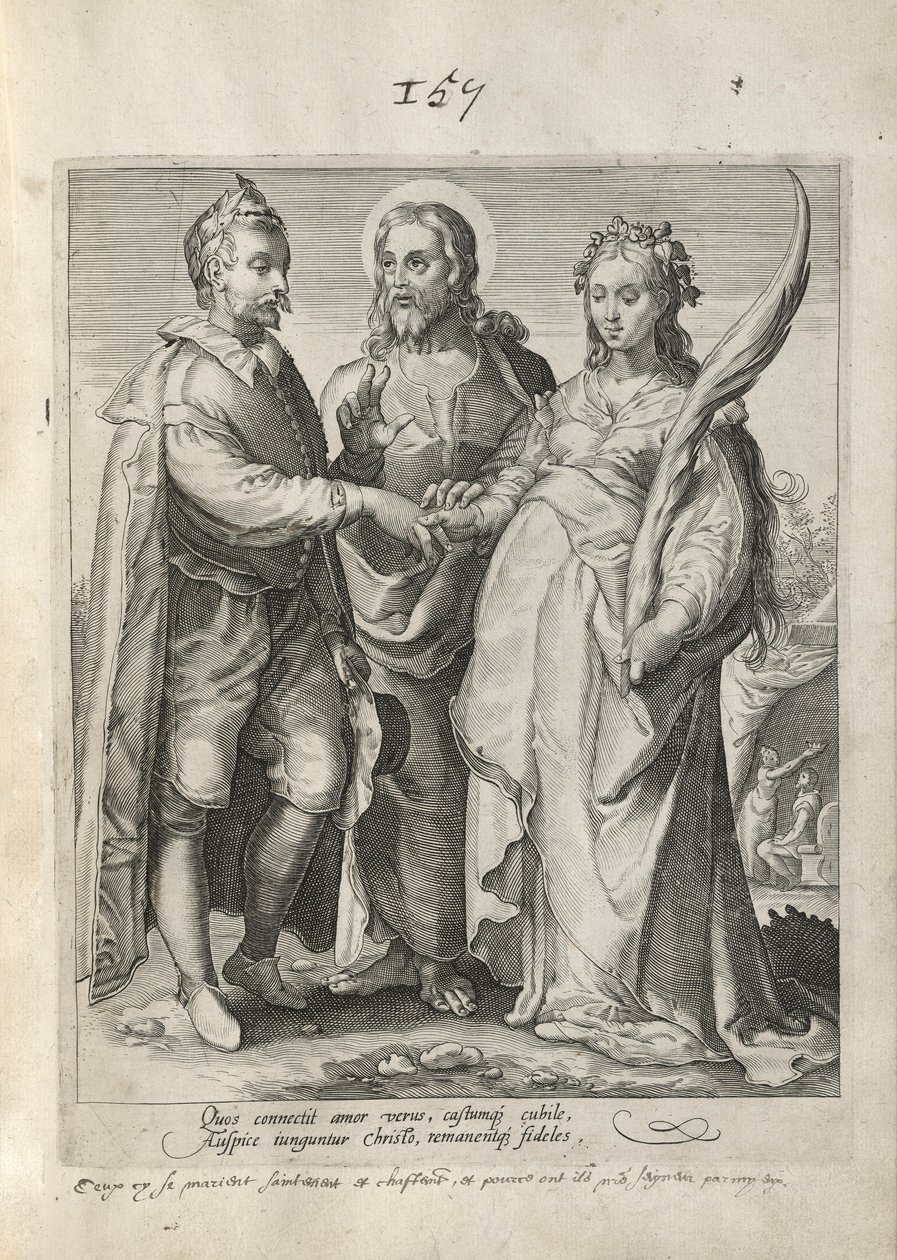 Quos connectit amor verus（信仰婚姻寓言） 作者 不明