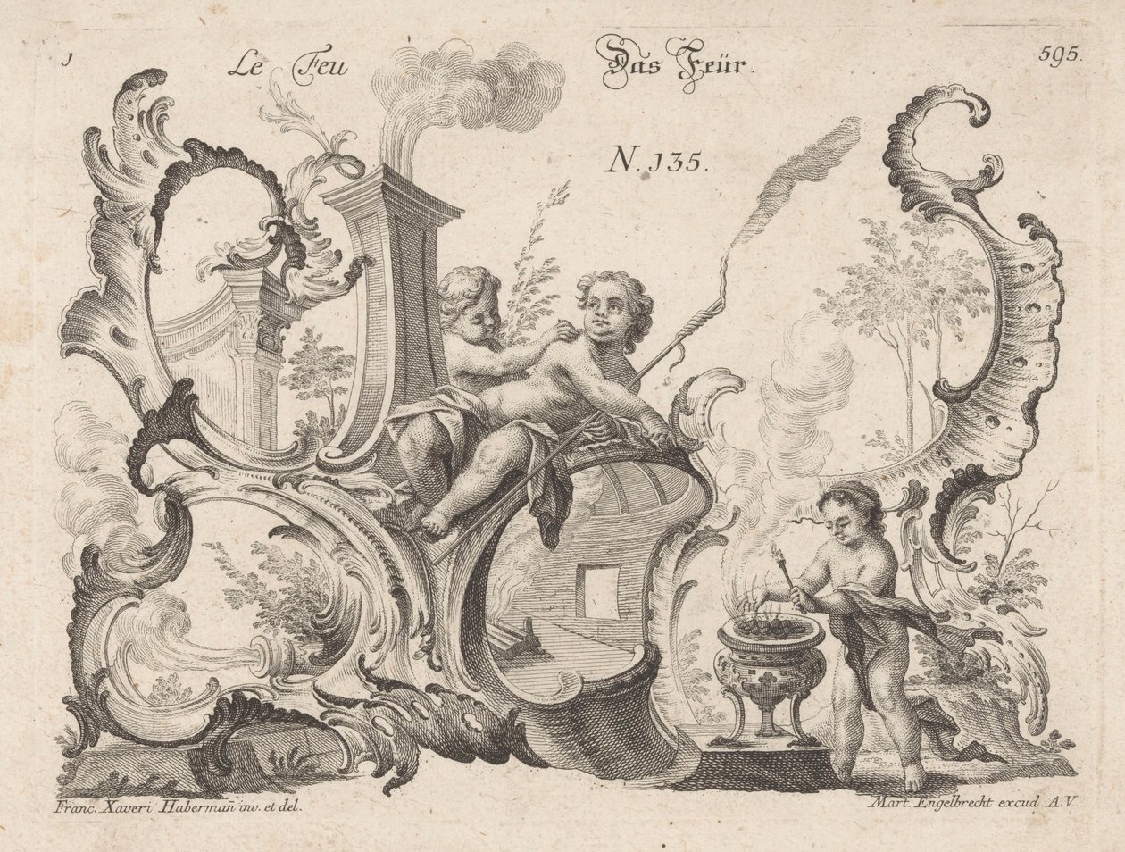 Vuur
Le Feu / Das Feür（物品标题）
Vier elementen（系列名称） 作者 不明