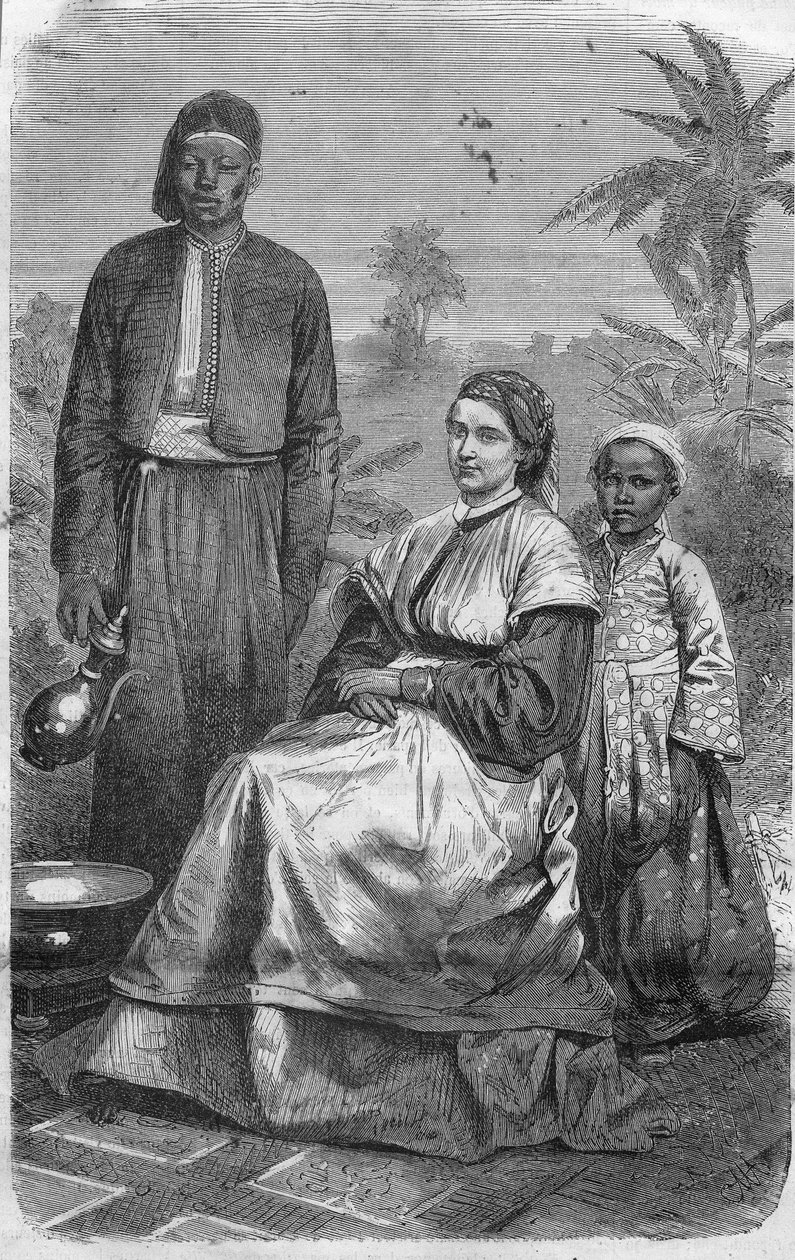 亚历山大-佩特罗内拉-弗朗西纳-蒂内（1839-1869）。荷兰旅行者，在中非被图阿雷格人杀害。 作者 未知艺术家